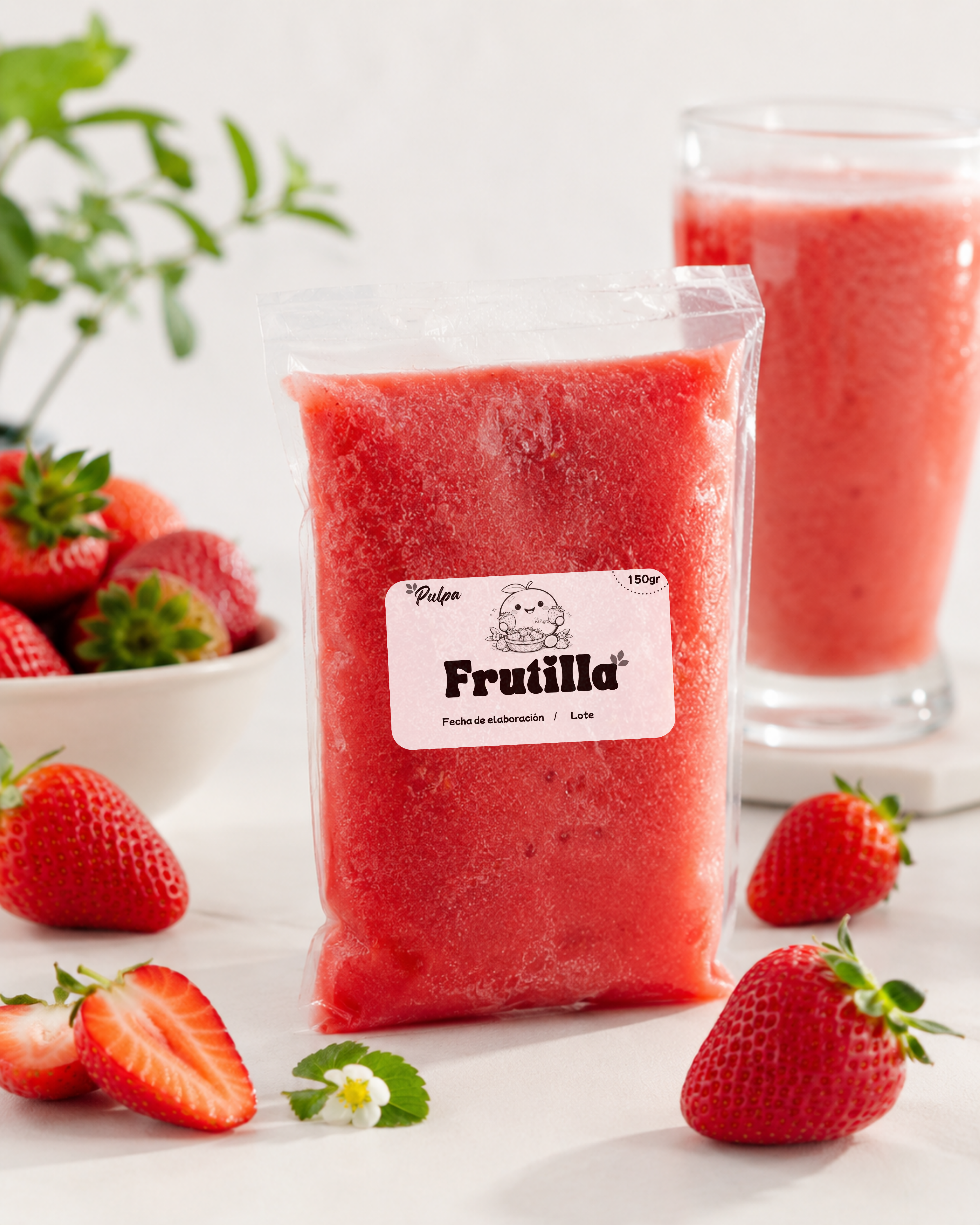 Pulpa de Frutilla 150gr.