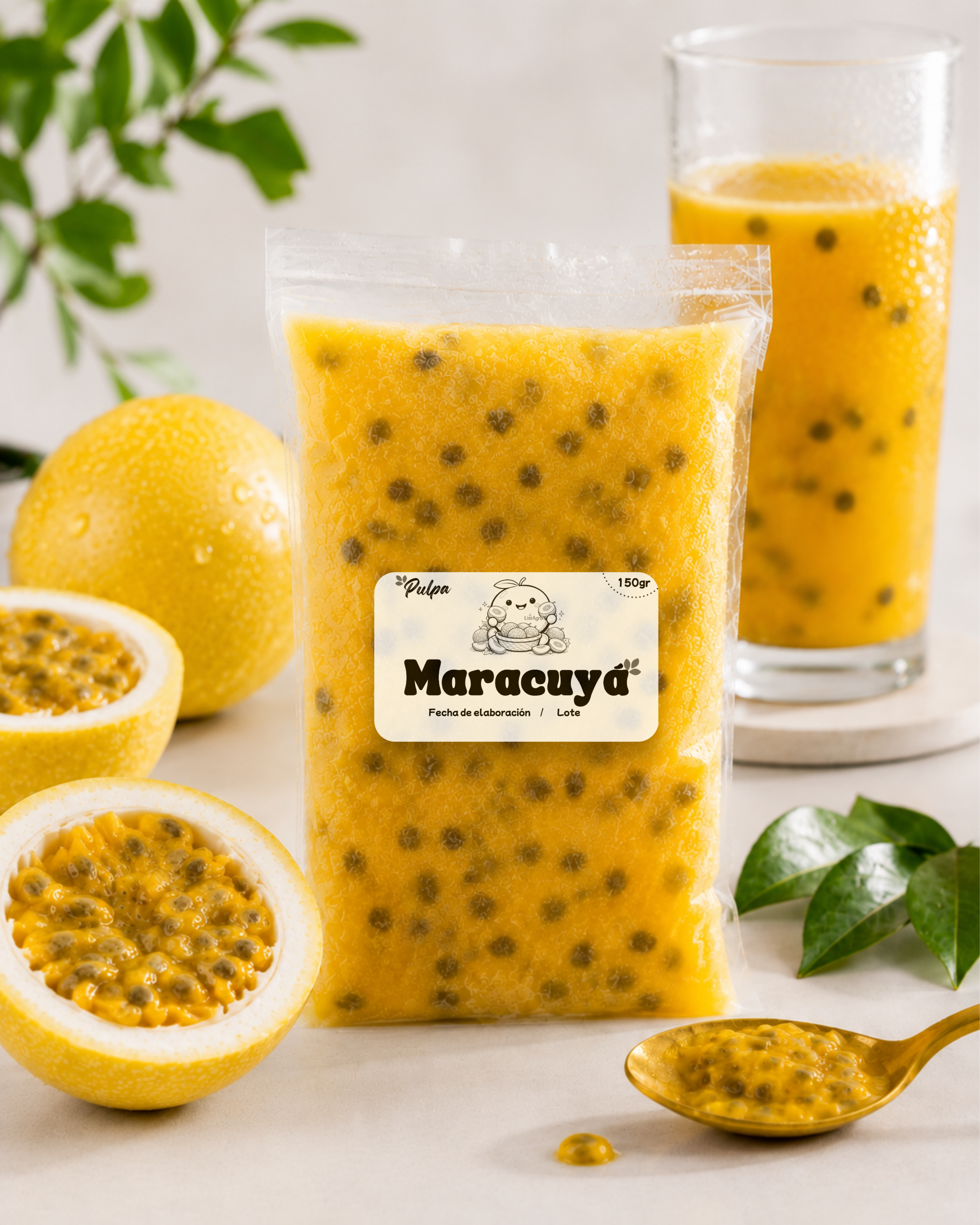 Pulpa de Maracuyá 150gr.