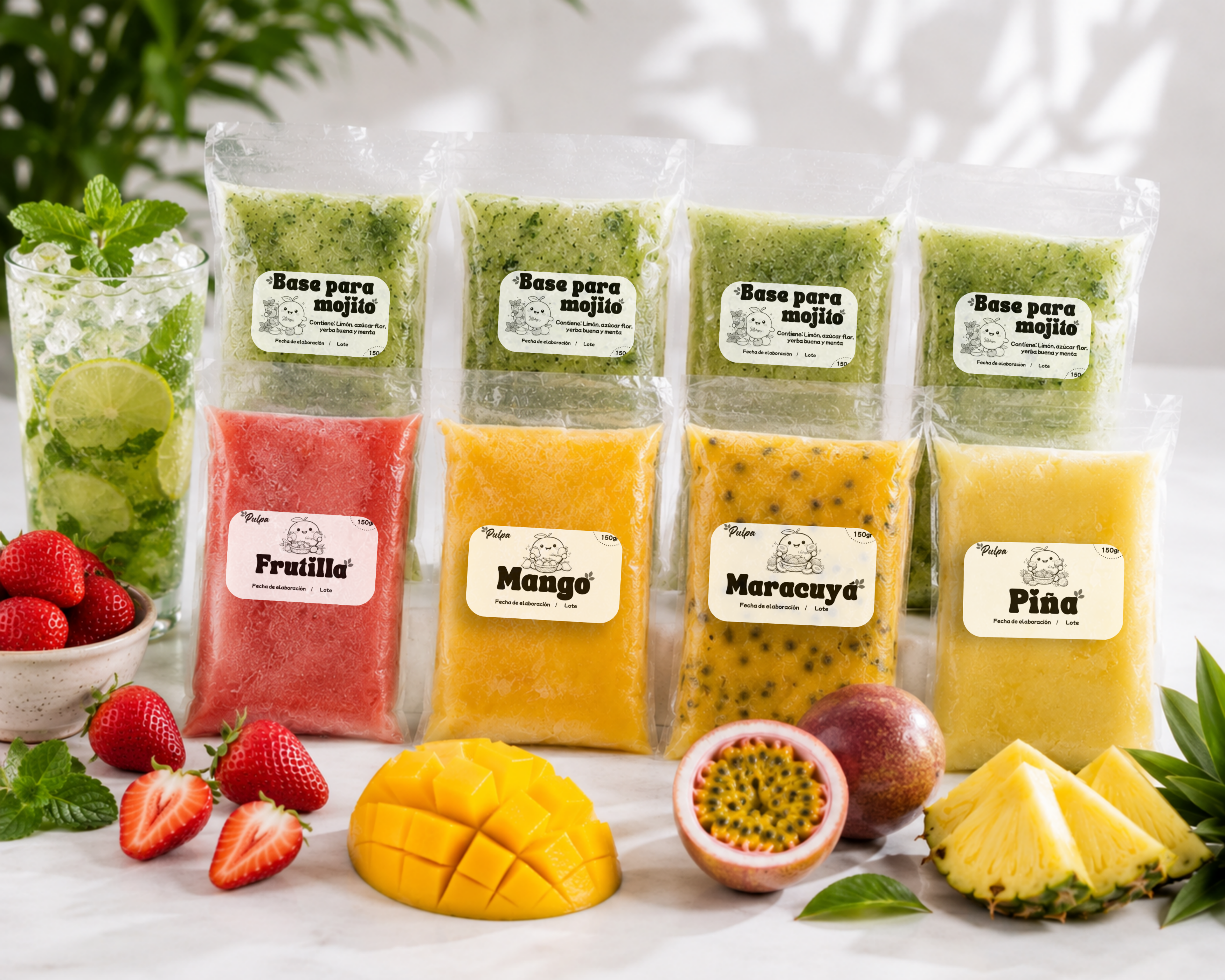 Pack mojito 4 sabores