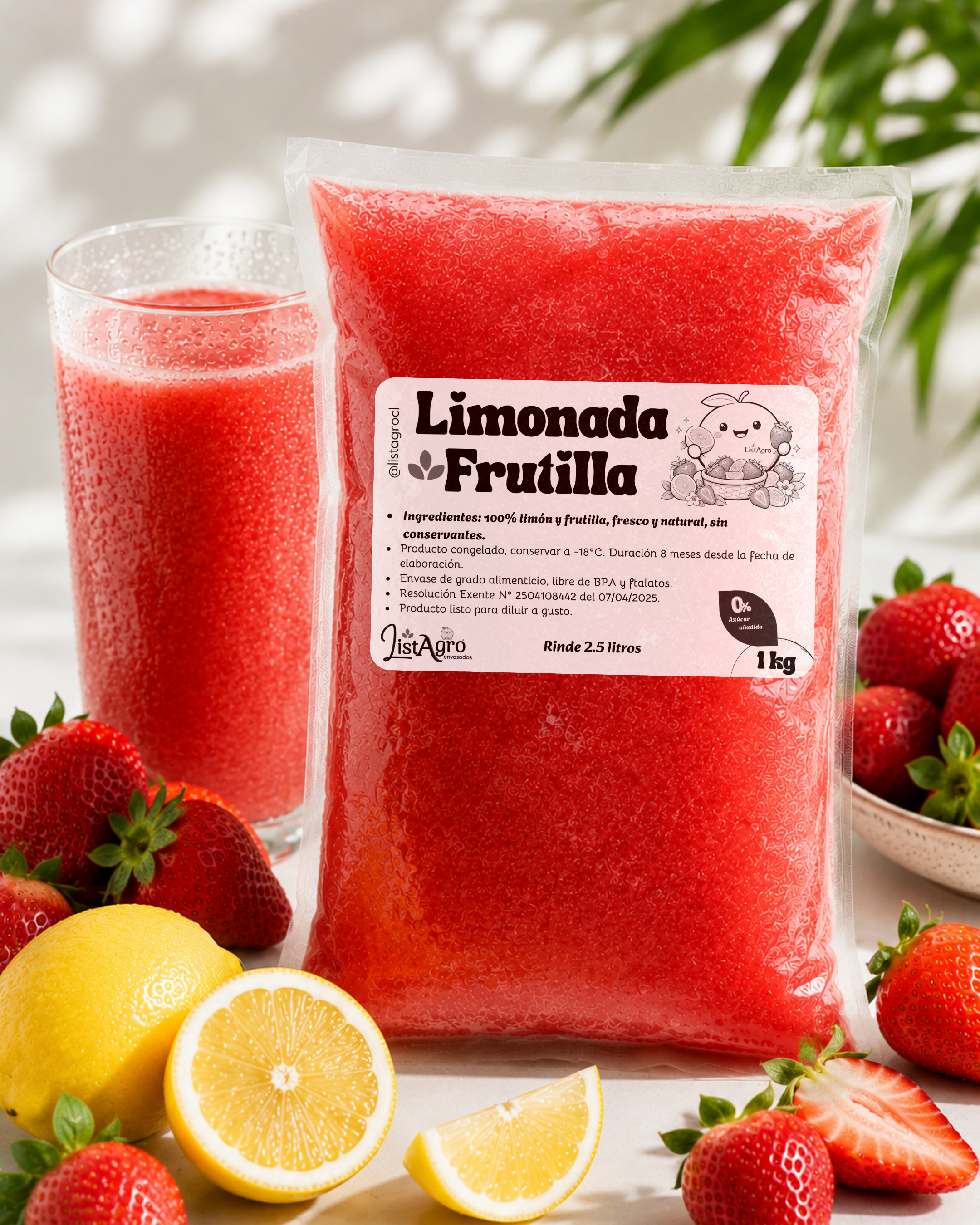 Limonada frutilla 1kg