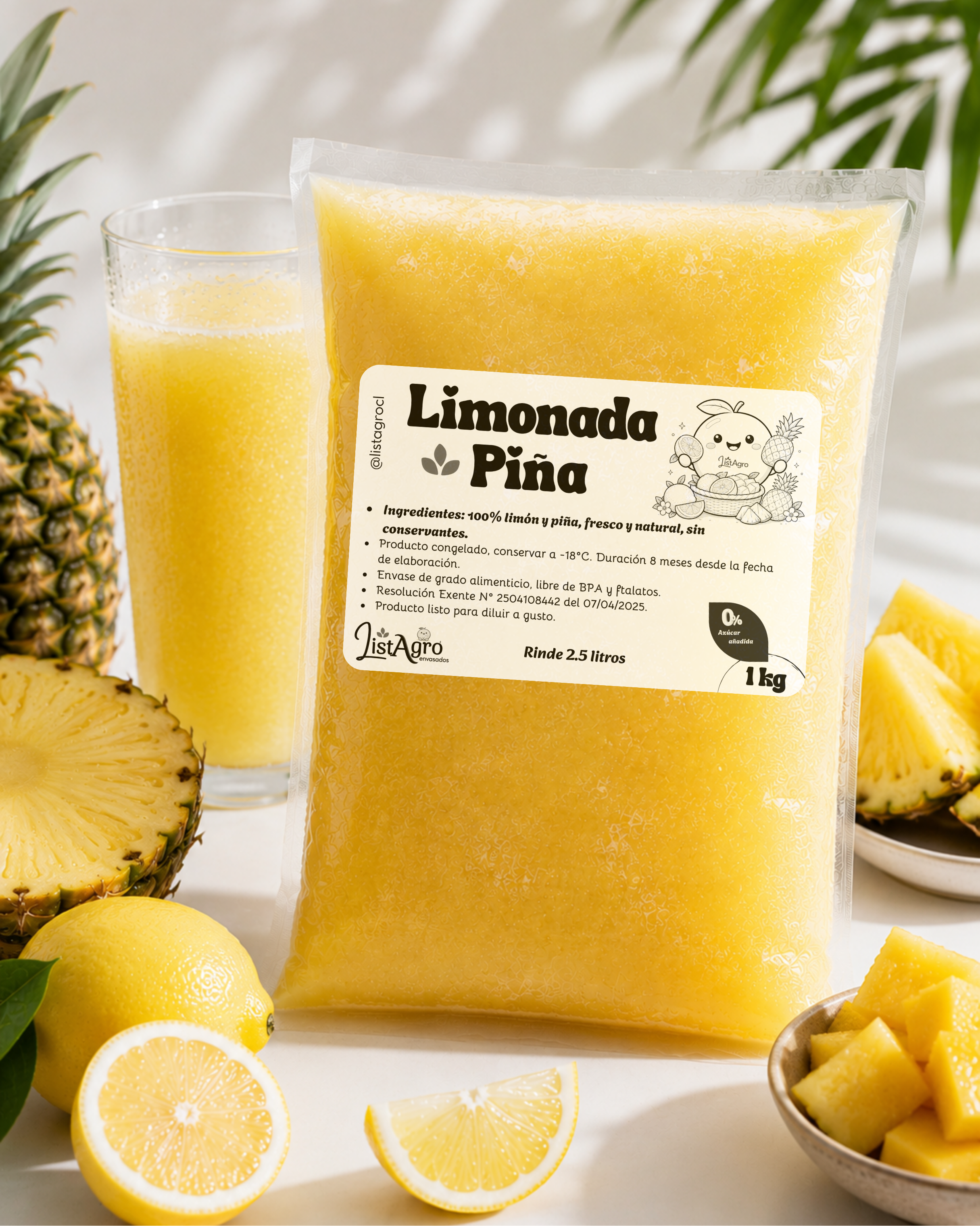Limonada piña 1kg